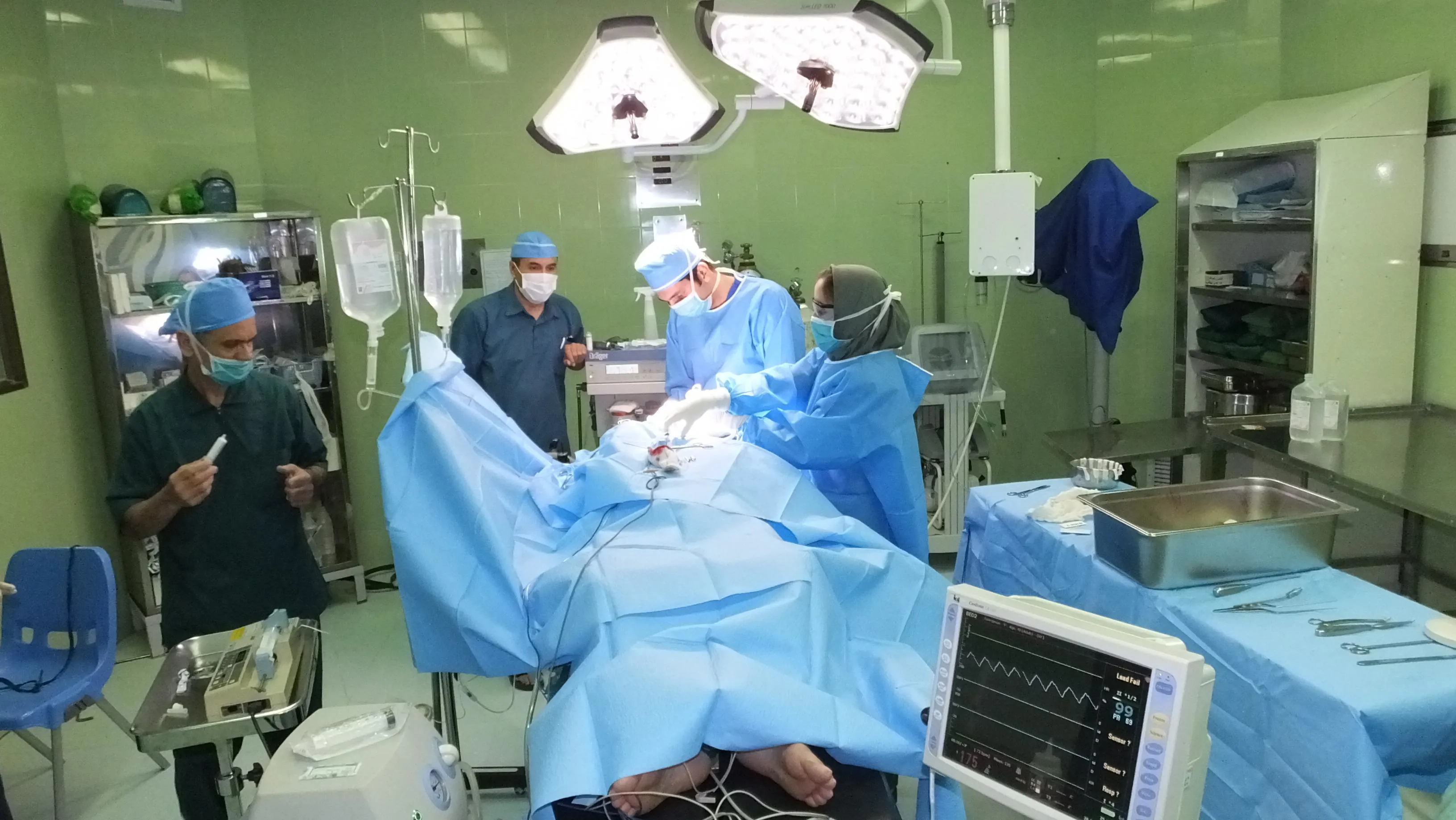 عمل جراحی موفقیت آمیز تومورمغزی دربیمارستان خاتم الانبیاء (ص) میانه