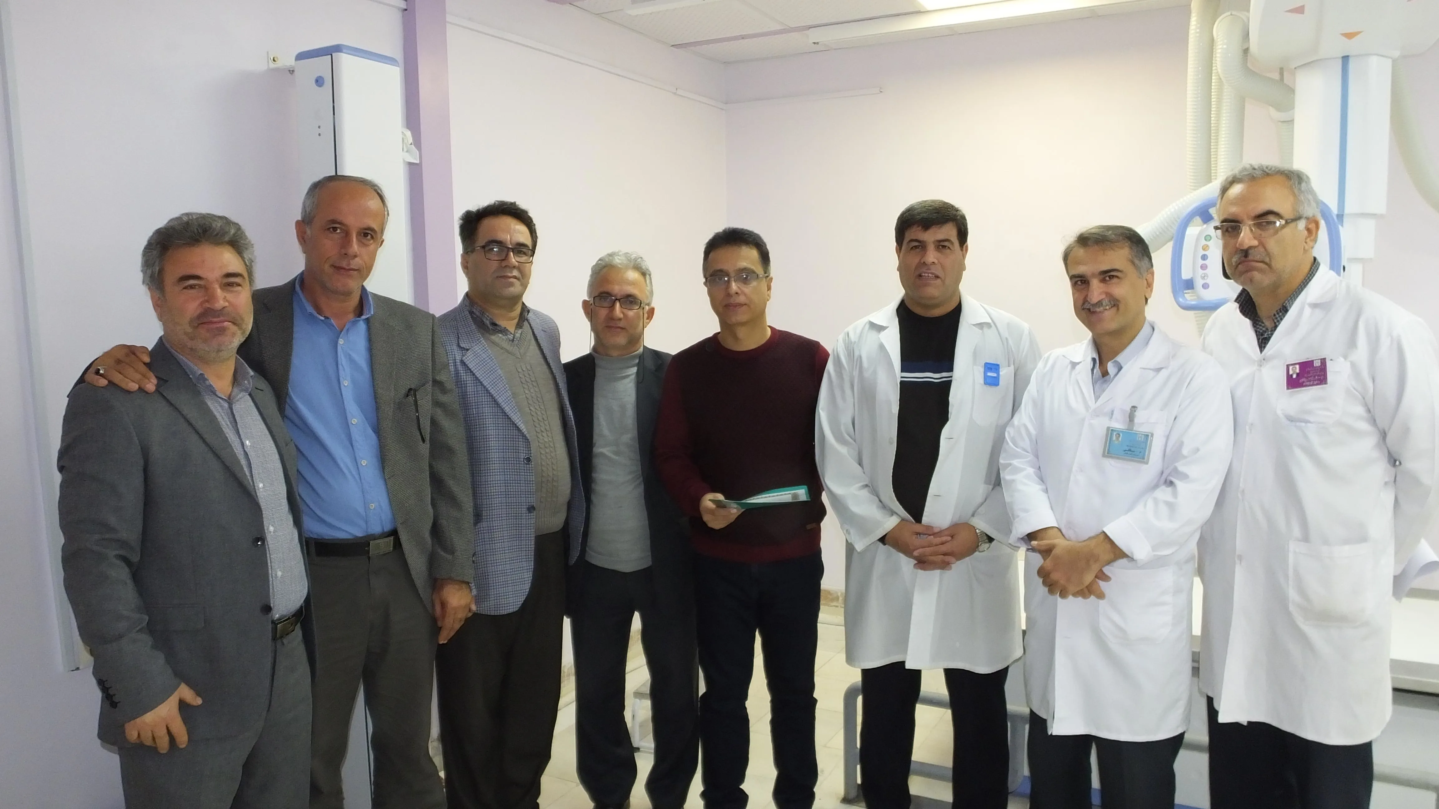 گرامیداشت  روز رادیولوژی در بیمارستانهای شهرستان میانه 