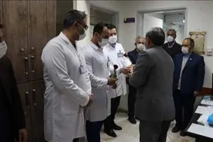 تجلیل فرمانداری ویژه شهرستان میانه از پرستاران بیمارستان به مناسبت روز پرستار