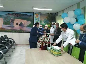 مراسم بزرگداشت روز پرستار با حضور مدیریت محترم شبکه بهداشت و درمان شهرستان